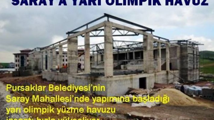 Saray’a yarı olimpik yüzme havuzu