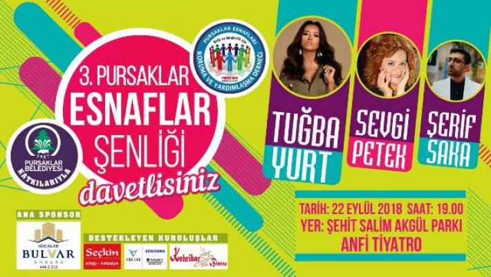 3. Pursaklar Esnaflar Şenliği Yapılacak